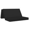vidaXL Divano Letto Pieghevole 160 x 67 x 45 cm Nero