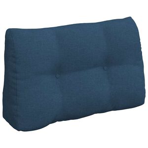 vidaXL Cuscino per Schiena Blu 80 x 24 x 50 cm Tessuto