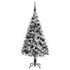 vidaXL Albero di Natale artificiale con 150 LED Verde 150 cm