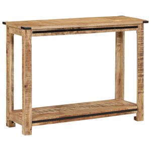 vidaXL Tavolo Consolle 100x35x75 cm in Legno Massello di Mango