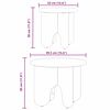 vidaXL Tavolino da salotto 2 pcs Naturale Legno massello di pino