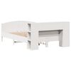 vidaXL Letto Libreria senza Materasso Bianco 140x200 cm Legno di Pino