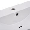 vidaXL Lavabo da Incasso 81x39,5x18,5 cm in Ceramica Bianco