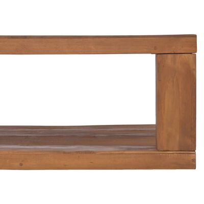 vidaXL Tavolino da Salotto 90x50x35 cm in Legno Massello di Teak