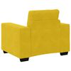 vidaXL Divano Sedia Giallo 100x78x80 cm Velluto