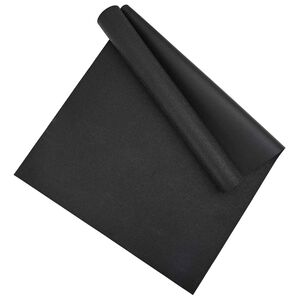 vidaXL Tappetino di Protezione Sportiva Nero 180 x 75 x 0,6 cm PVC
