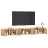 vidaXL Mobili Porta TV a Parete 3 pz Rovere Sonoma 100x34,5x40 cm