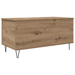 vidaXL Tavolino da salotto rovere artigianale 90 x 44.5 x 45 cm