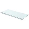 vidaXL Mensole in Vetro Trasparente 2 pz 70x30 cm
