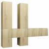 vidaXL Set di Mobili Porta TV 7 pz Rovere Sonoma in Legno Multistrato