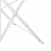 vidaXL Sedia Pieghevole da Giardino 2 pcs Bianco 42 x 46 x 82cm