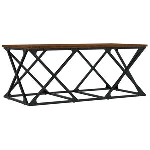 vidaXL Tavolino Salotto Rovere Marrone 100x49x40 cm Legno Multistrato