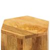 vidaXL Set Tavolini da Salotto 3 pz in Legno Massello di Mango