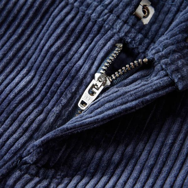 Pantaloni da Bambino in Velluto a Coste Blu Marino 116