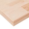 vidaXL Ripiano 40x20x2,5 cm Legno Massello di Rovere Non Trattato