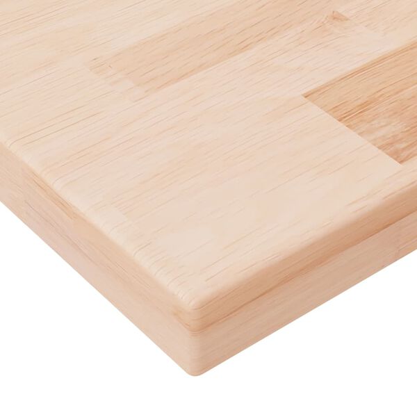vidaXL Ripiano 40x20x2,5 cm Legno Massello di Rovere Non Trattato