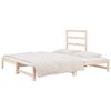 vidaXL Dormeuse Estraibile 2x(90x200) cm Legno Massello di Pino