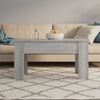 vidaXL Tavolino da Salotto Grigio Sonoma 101x49x52cm Legno Multistrato