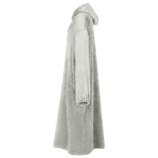 vidaXL Felpa coperta Grigio l Flanella