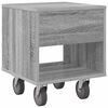vidaXL Comodino Grigio Sonoma 40,5 x 40 x 48 cm Legno multistrato