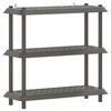 vidaXL Unit&agrave; di scaffalatura 3 livelli 100 x 40 x 96 cm PP