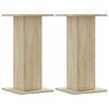 vidaXL Supporti per Piante 2 pz Rovere Sonoma 30x30x60cm in Truciolato