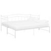 vidaXL Telaio Divano Letto Estraibile Bianco in Metallo 90x200 cm