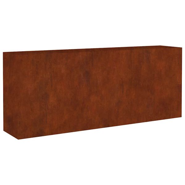 vidaXL Fioriera Rialzata da Giardino 200x40x80 cm in Acciaio Corten
