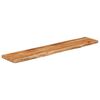 vidaXL Mensola Muro 100x20x2,5cm Rettangolare Legno Acacia Bordi Vivi