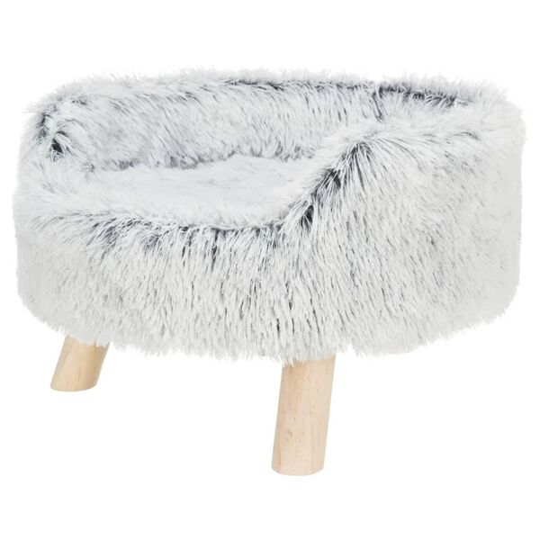 TRIXIE Divanetto Animali Domestici Harvey Rotondo 46x28 cm Bianco-Nero