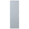 vidaXL Runner Tappeto ORIZ 1150 gsm Grigio e Bianco