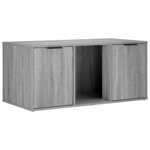 vidaXL Mobile per gatti Sonoma grigio 100 x 49 x 45 cm