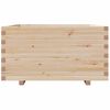 vidaXL Fioriera da Giardino 90x90x49,5 cm in Legno Massello di Pino