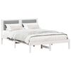 vidaXL Letto con Testiera Rivestita Grigio chiaro 120 x 190 cm