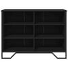 vidaXL Credenza Nera 101x35,5x74,5 cm in Legno Multistrato
