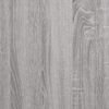 vidaXL Credenza con Luci LED Grigio Sonoma 202x37x67 cm