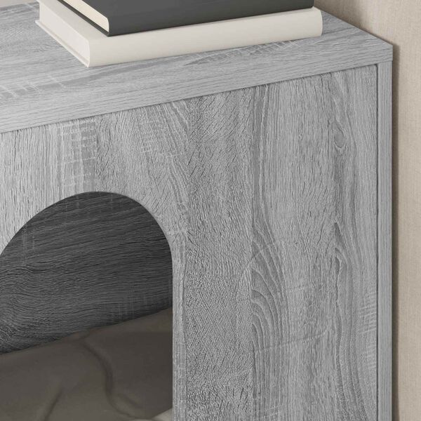 vidaXL Casa per Gatti Grigio Sonoma 51 x 30 x 52 cm Legno multistrato