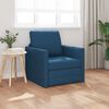 vidaXL Divano letto 60cm Blu Tessuto