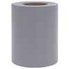 vidaXL Recinzione Frangivento 4 pz in PVC 35x0,19m Grigio Chiaro Opaco