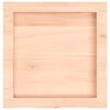 vidaXL Piano Bagno 40x40x(2-4) cm in Legno Massello Non Trattato