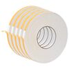 vidaXL Nastro adesivo in schiuma 5 pz Bianco 10mm x 10m Schiuma CR