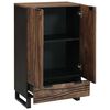 vidaXL Highboard Marrone 60 x 33 x 100 cm legno massello di mango