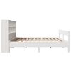 vidaXL Letto Libreria senza Materasso Bianco 140x190 cm Legno di Pino