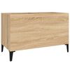 vidaXL Mobile Porta Dischi Rovere Sonoma 74,5x38x48 Legno Multistrato