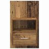 vidaXL Armadio da Notte 2 pcs Legno vecchio 50 x 32.5 x 80cm