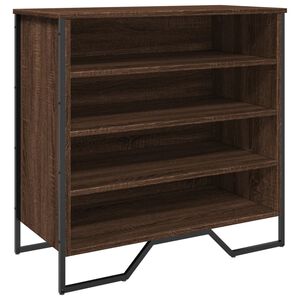 vidaXL Scarpiera Rovere Marrone 80x38x78 cm in Truciolato