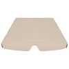 vidaXL Baldacchino per Dondolo Giardino Beige 150/130x105/70 cm