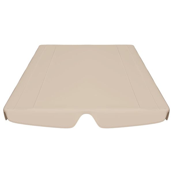 vidaXL Baldacchino per Dondolo Giardino Beige 150/130x105/70 cm