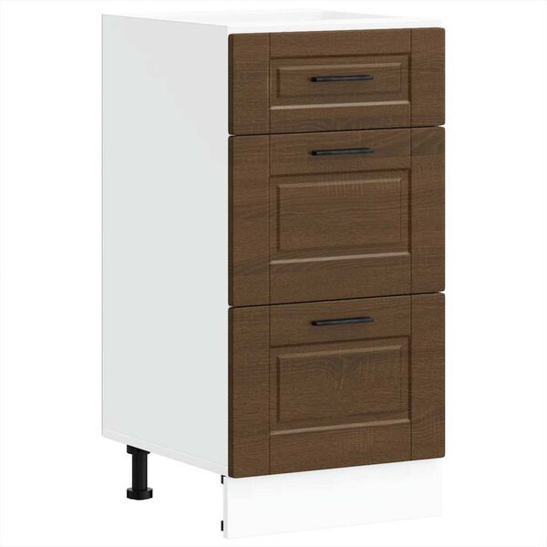 vidaXL Base da Cucina Porto Rovere Marrone in Legno Multistrato