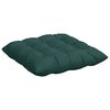 vidaXL Cuscini per Seduta 4 pcs Verde Scuro 40 x 40 x 6 cm Tessuto